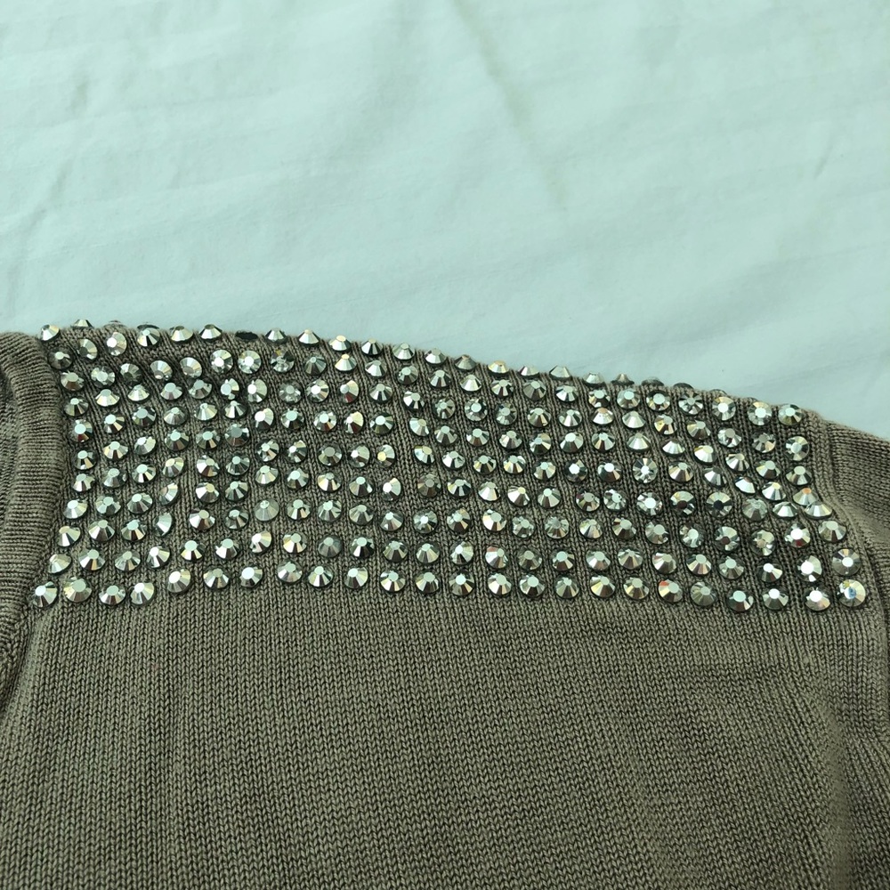 Express Rhinestone Sweater - Picture 3 of 5